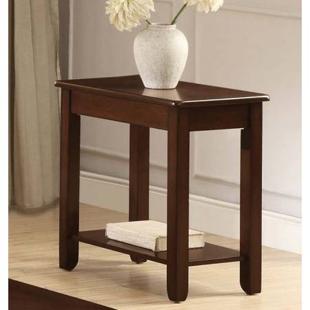 Ballwin Chairside Table - Deep Cherry